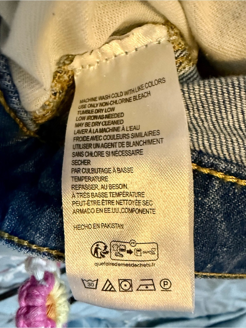 Pilcro Barrel Jeans in Denim Blue Wash - Picture 6 of 10